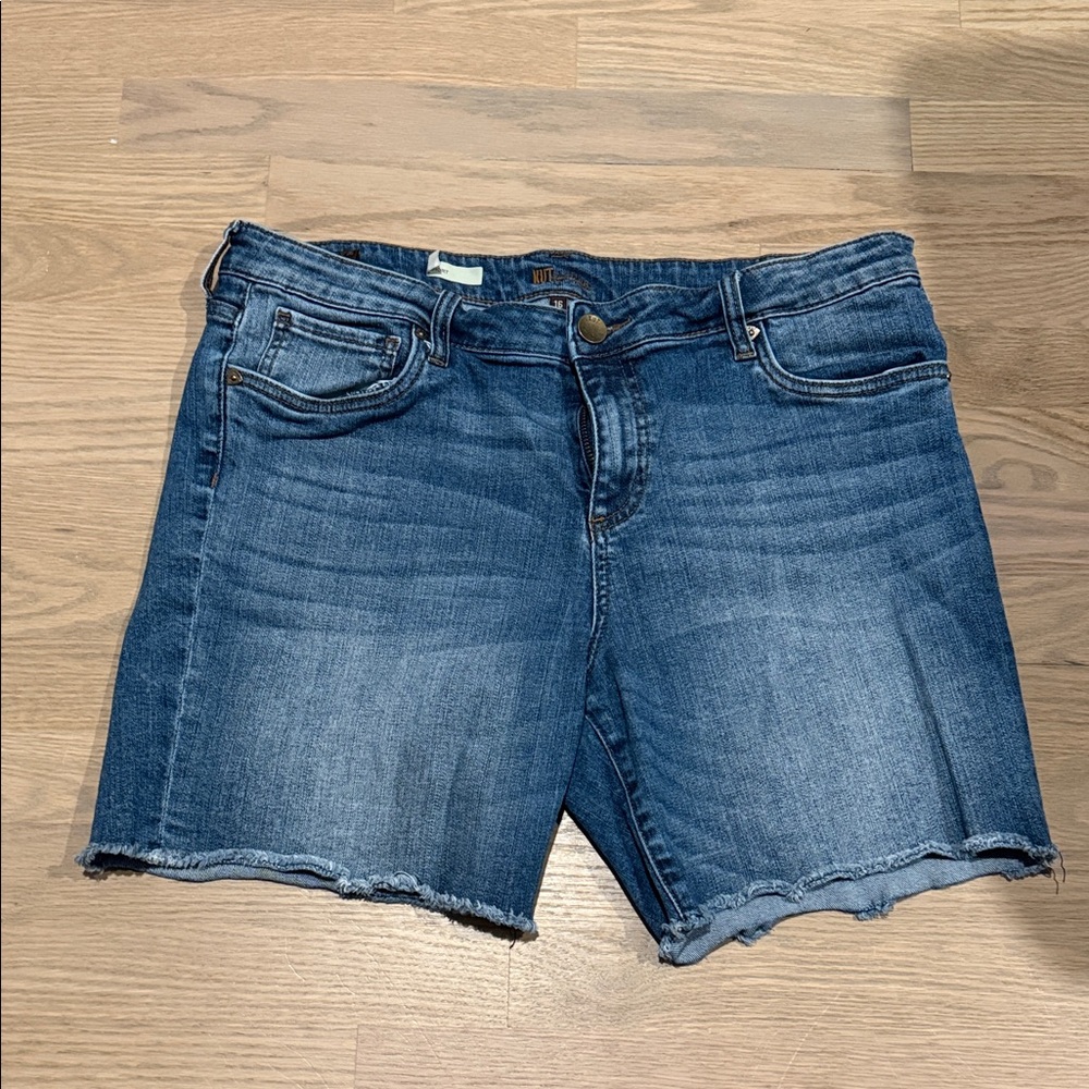 Kut from the Kloth Dark Blue Jean Shorts